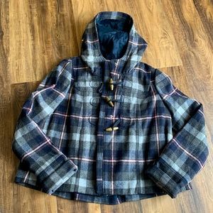 Abercrombie and Fitch Plaid Wool Jacket